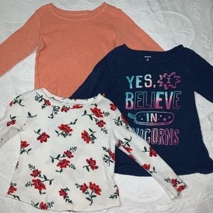 2T long sleeve shirt bundle